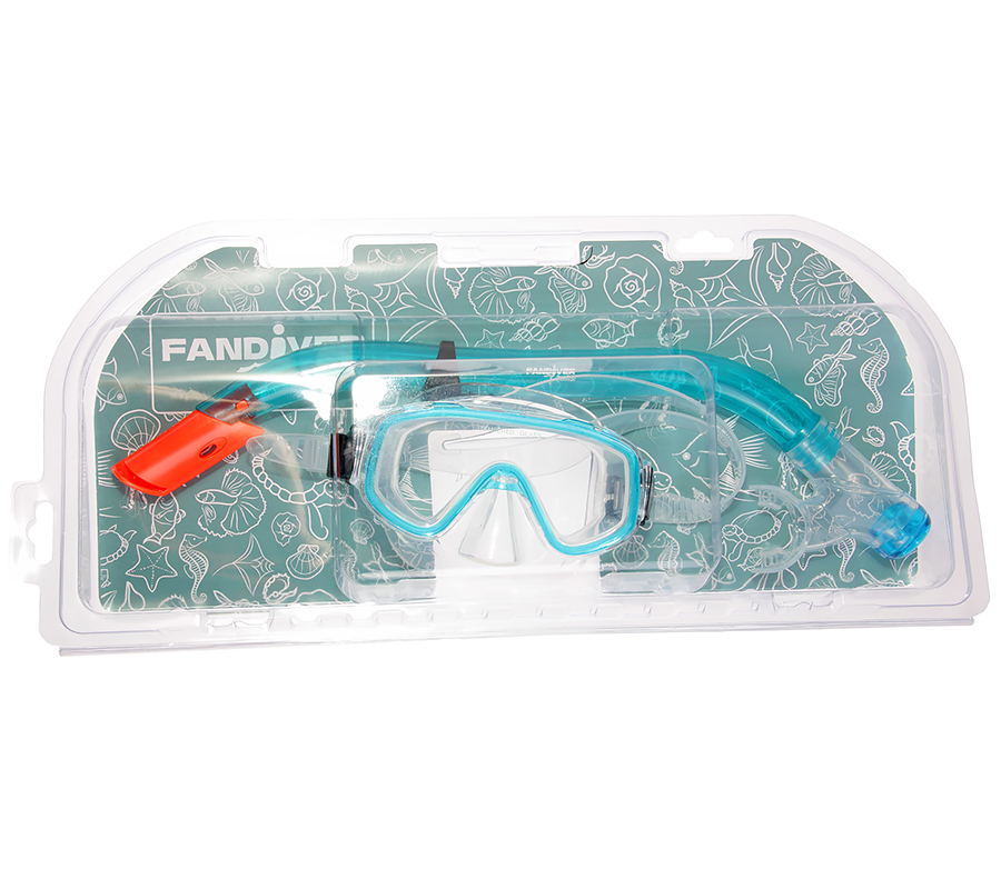 Комплект FanDiver FD-03K (маска+трубка) детский для сноркелинга