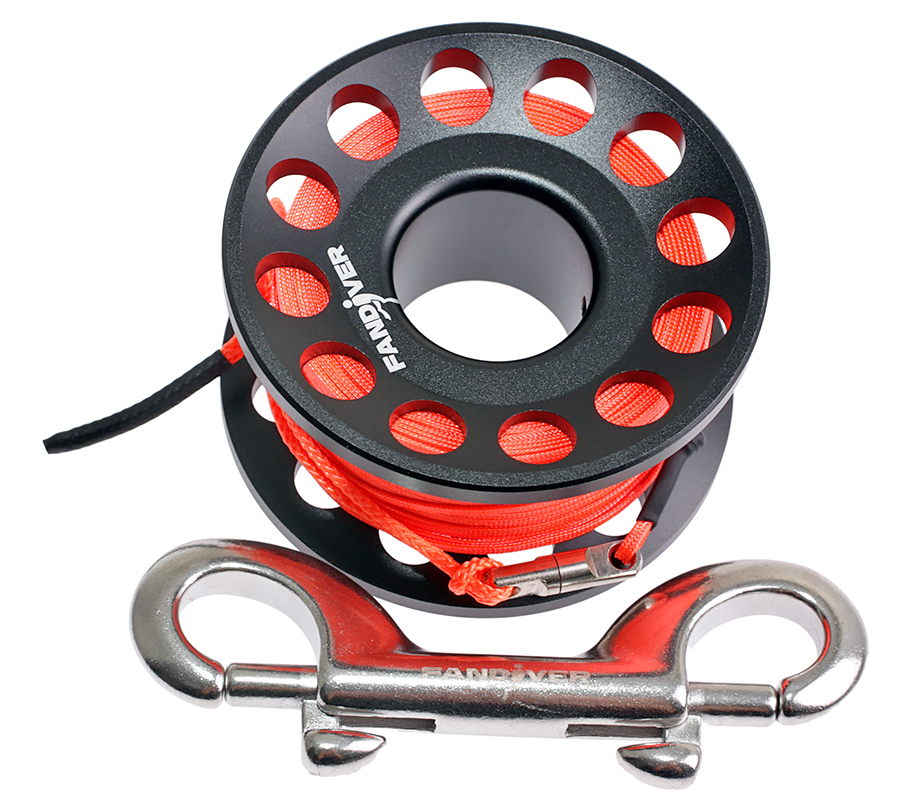 Катушка-шпуля алюминиевая FanDiver 30 м AR50-30